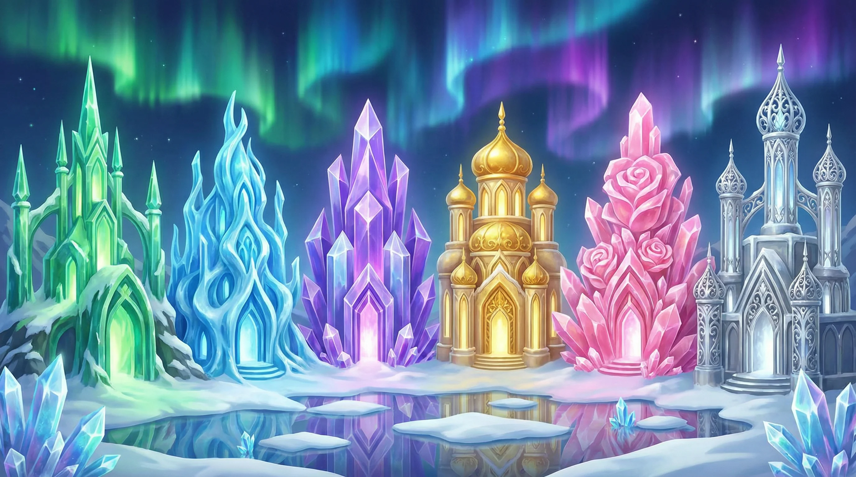 PG电子游戏中的冰晶宫殿